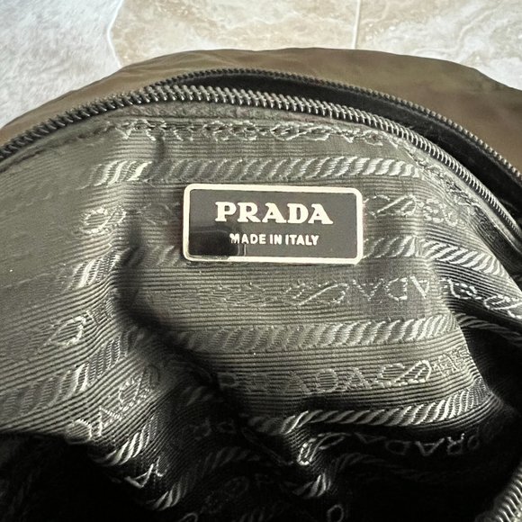 Prada Brown Nylon Messenger Bag - Picture 7 of 8